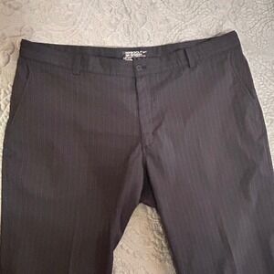 Nike Golf Tour Performance Mens Black Pinstripe Dri-Fit Pants Size 40x32
